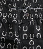 Dolce & Gabbana Black Horseshoe Print Silk Pants