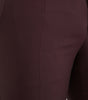 Dolce & Gabbana Maroon Wool Men Slim Fit Dress Pants