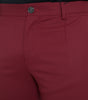 Dolce & Gabbana Red Wool Men Slim Fit Dress Pants