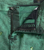 Dolce & Gabbana Green Crystals Cotton Stretch Slim Jeans