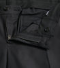 Dolce & Gabbana Black Wool Silk Skinny Dress Pants