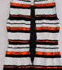 Dolce & Gabbana Multicolored Striped Sequined Stretch Dress