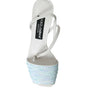 Dolce & Gabbana Light Blue Sequin Ankle Strap Sandals Shoes