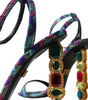 Dolce & Gabbana Multicolor Jacquard Crystals Sandals Shoes