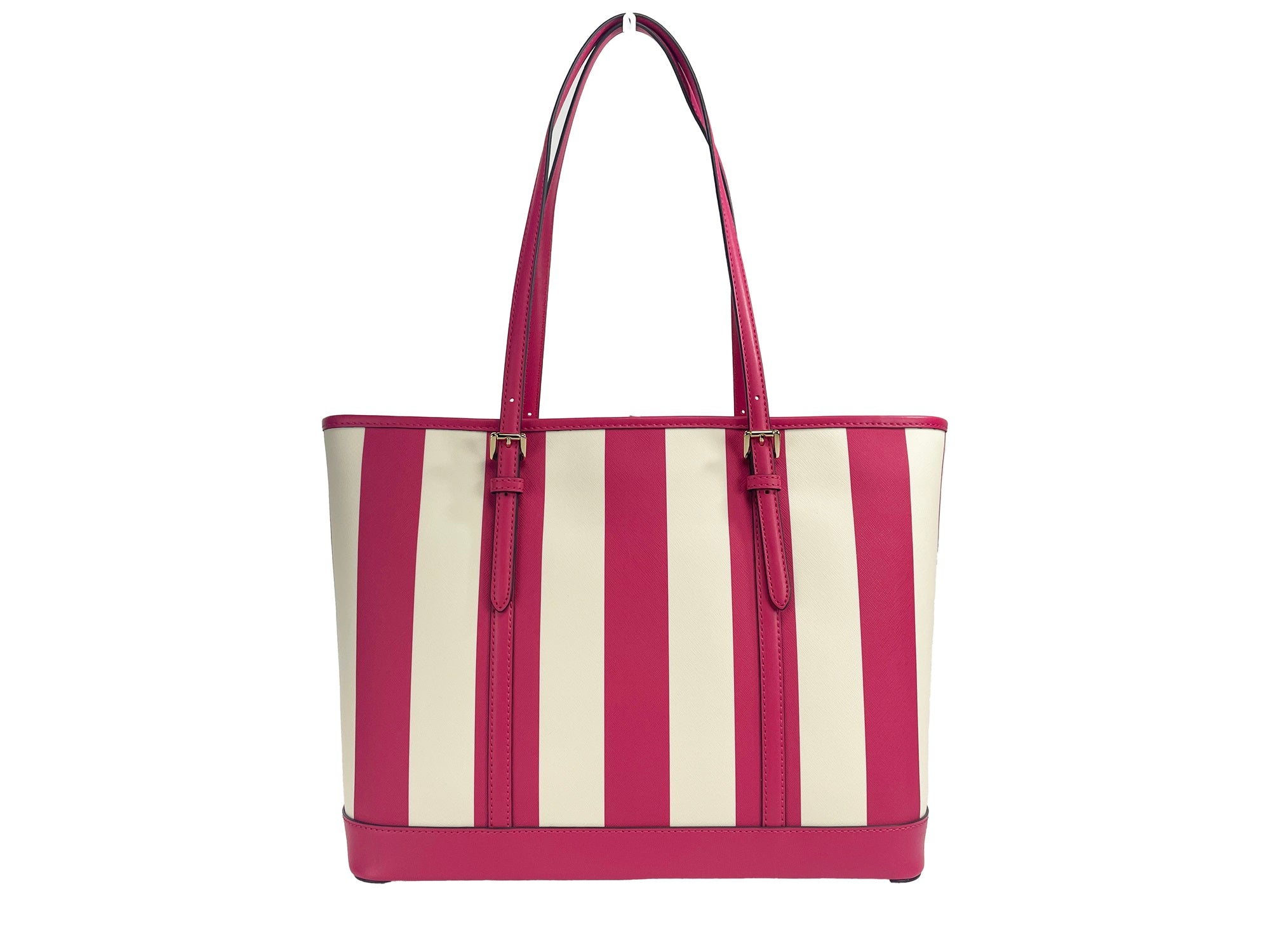 Grand sac fourre-tout en PVC Jet Set Travel TZ de Michael Kors, rose