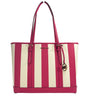 Grand sac fourre-tout en PVC Jet Set Travel TZ de Michael Kors, rose