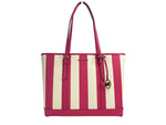 Grand sac fourre-tout en PVC Jet Set Travel TZ de Michael Kors, rose