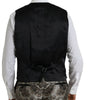 Dolce & Gabbana Brown Floral Jacquard Formal 3 Piece Suit
