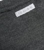 Dolce &amp; Gabbana Dark Gray Wool Crew Neck Pullover Sweater