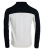 Dolce &amp; Gabbana White Black SICILIA Henley Shirt Pullover Sweater