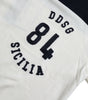 Dolce &amp; Gabbana White Black SICILIA Henley Shirt Pullover Sweater