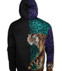 Dolce &amp; Gabbana Multicolor Tiger Hooded Sweatshirt Sweater