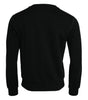 Dolce &amp; Gabbana Black Cotton Long Sleeves Sweatshirt Sweater