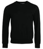 Dolce &amp; Gabbana Black Cotton Long Sleeves Sweatshirt Sweater