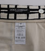 Dolce & Gabbana Elegant Striped Cotton-Linen Shorts