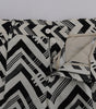 Dolce & Gabbana White Black Striped Cotton Linen Shorts