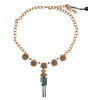 Collier élégant en cristal doré Dolce &amp; Gabbana