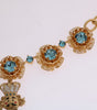 Collier élégant en cristal doré Dolce &amp; Gabbana