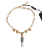 Collier élégant en cristal doré Dolce &amp; Gabbana