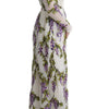 Dolce & Gabbana White Floral Embroidered Maxi Dress