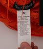 Dolce & Gabbana Orange Floral Ricamo Sheath Long Dress