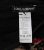 Dolce & Gabbana Multicolor Silk Stretch Floral Shift Long Dress