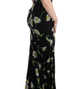 Dolce & Gabbana Sunflower Silk Stretch Sheath Dress