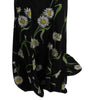 Dolce & Gabbana Sunflower Silk Stretch Sheath Dress