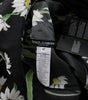 Dolce & Gabbana Multicolor Silk Sunflower Print Long Maxi Dress