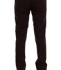 Dolce & Gabbana Purple Wool Stretch Formal Pants