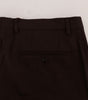 Dolce & Gabbana Purple Wool Stretch Formal Pants