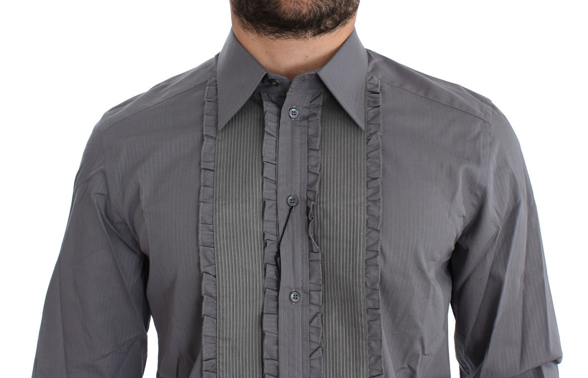 Chemise habillée élégante en coton coupe slim Dolce &amp; Gabbana