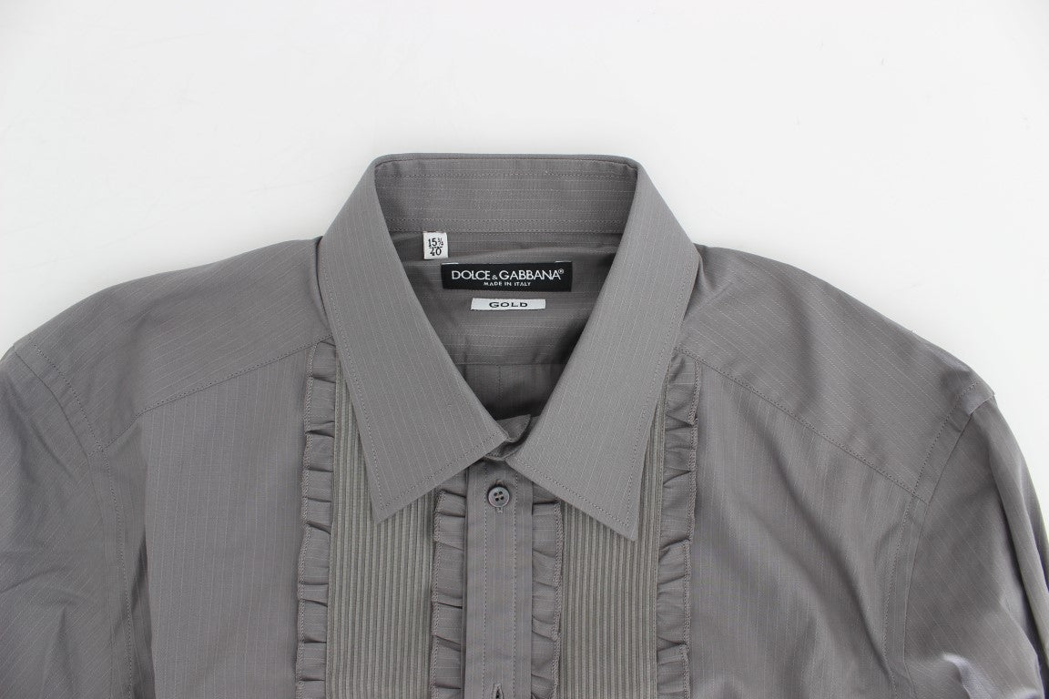 Chemise habillée élégante en coton coupe slim Dolce &amp; Gabbana
