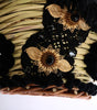 Dolce & Gabbana Beige Straw Snakeskin Pom Pom Crystal AGNESE Bag