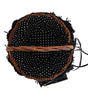 Dolce & Gabbana Beige Straw Snakeskin Pom Pom Crystal AGNESE Bag