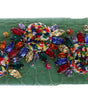 Dolce & Gabbana Multicolor AGNESE Straw Crystal  Pom Pom Bag