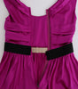 Dolce & Gabbana Pink Silk Stretch Shift Long Dress