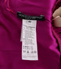 Dolce & Gabbana Pink Silk Stretch Shift Long Dress