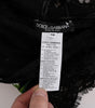 Dolce & Gabbana Black Floral Lace Chamomile Sicily Dress
