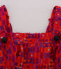 Dolce & Gabbana Pink Patterned A-line Above Knees Dress