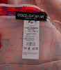 Dolce & Gabbana Pink Patterned A-line Above Knees Dress