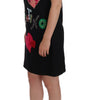 Dolce & Gabbana Black San Valentino Crystal Shift Dress