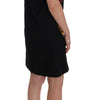Dolce & Gabbana Black San Valentino Crystal Shift Dress