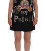 Dolce & Gabbana Gray Crystal "Dreaming of My Prince" Dress