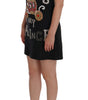 Dolce & Gabbana Gray Crystal "Dreaming of My Prince" Dress