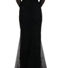 Dolce & Gabbana Black Floral Sheath Dress