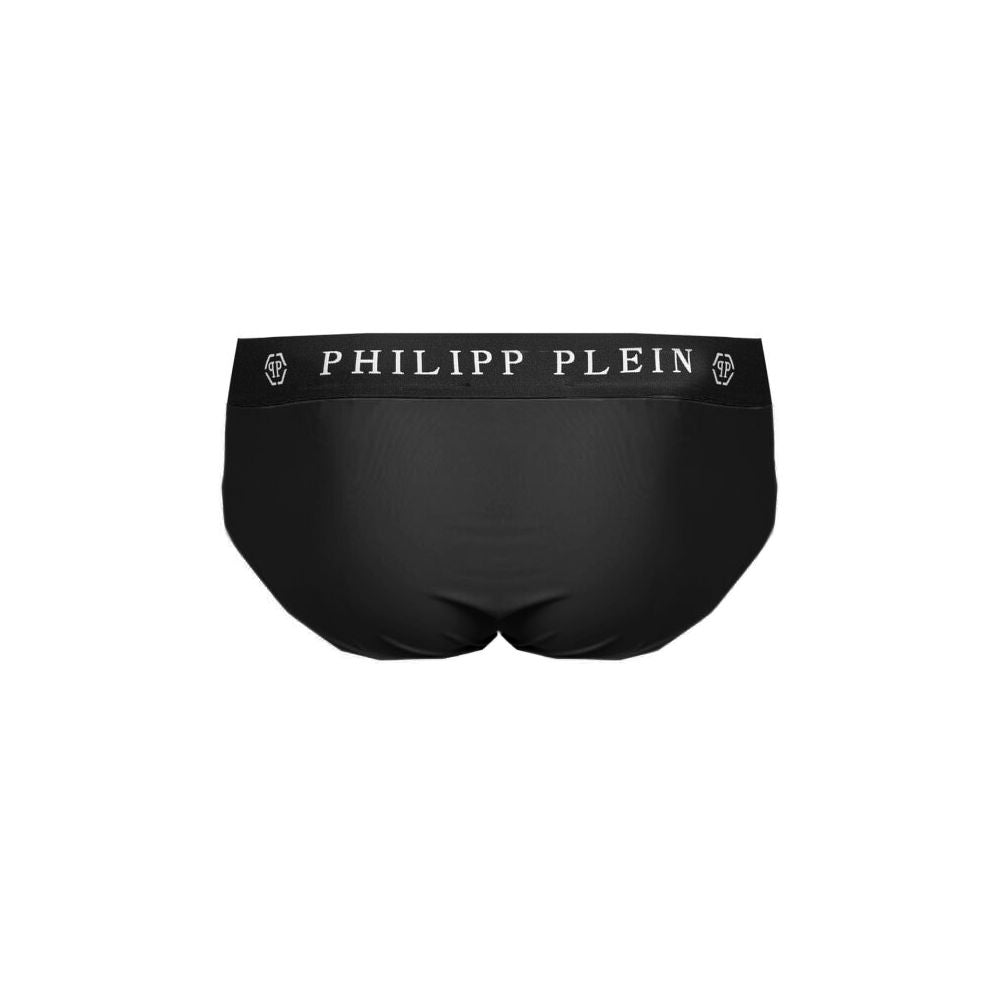 Maillot de bain Philipp Plein en polyamide noir pour homme