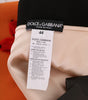 Dolce & Gabbana Embellished Wool Skirt in Vivid Orange