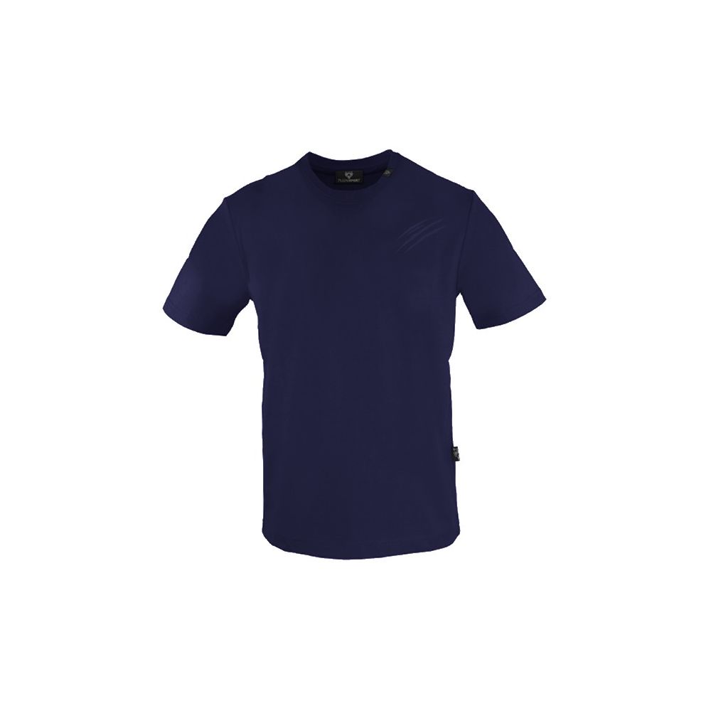 T-shirt homme en coton bleu Plein Sport