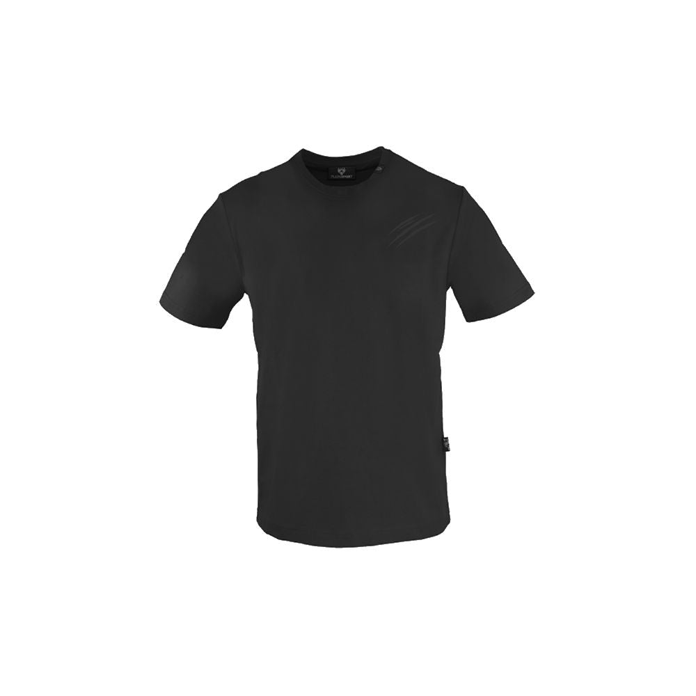 T-shirt homme en coton noir Plein Sport